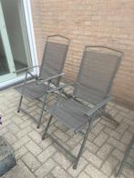 Tuinstoelen, Ophalen of Verzenden, Zo goed als nieuw, Aluminium, Verstelbaar