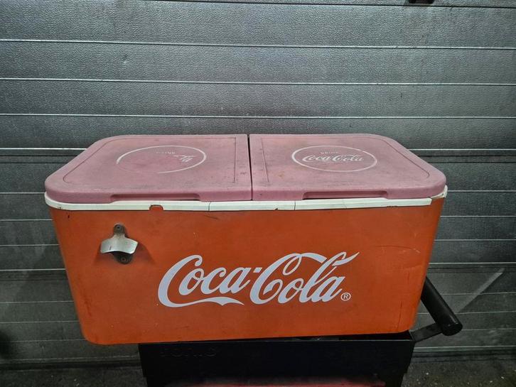Vintage Coca Cola Koelbox Jaren 80/90, Verzamelen, Merken en Reclamevoorwerpen, Ophalen