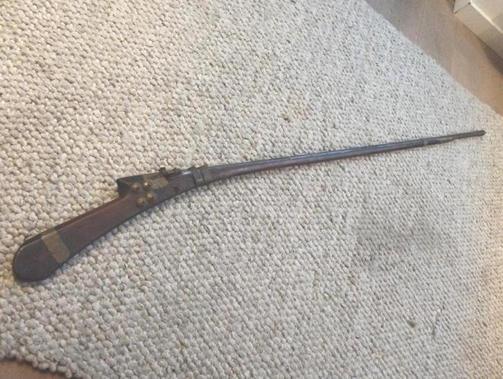 Antiek lontslot arquebus geweer midden oosten/Ottomaans, Antiek en Kunst, Antiek | Overige Antiek, Ophalen of Verzenden