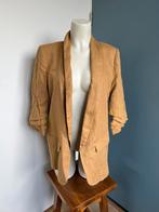 Zara linnen jasje blazer oker geel mosterdgeel xl, Zara, Geel, Maat 46/48 (XL) of groter, Ophalen of Verzenden
