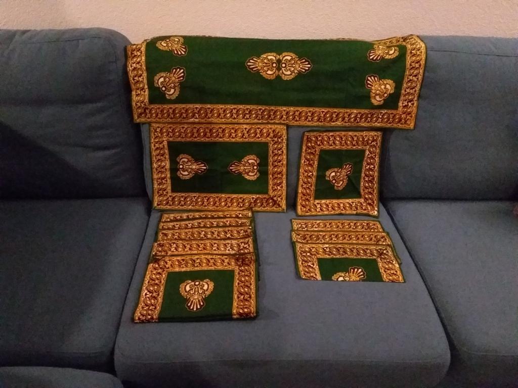 Batik loper, placements en servetten, Huis en Inrichting, Ophalen of Verzenden