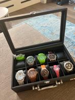 Horloges oa Swatch en ICE watch, Sieraden, Tassen en Uiterlijk, Horloges | Heren, Gebruikt, Staal, Verzenden, Polshorloge