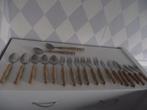 21 vintage WMF houten bestek set bistro bestek 1960 ook p st, Antiek en Kunst, Antiek | Bestek, Ophalen of Verzenden