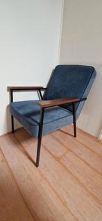 Blauwe Fauteuil - Zo Goed Als Nieuw!, Huis en Inrichting, Ophalen, Metaal, Minder dan 75 cm, Zo goed als nieuw