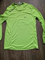 Te koop Kalenji Groen Sportshirt Lange Mouw, Maat 52/54 (L), Kalenji, Ophalen of Verzenden, Zo goed als nieuw