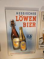 Lowenbier emaille bord, Verzamelen, Ophalen of Verzenden, Zo goed als nieuw, Reclamebord