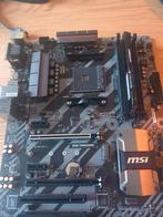 MSI B350 Tomahawk + 8GB DDR4 RAM, Computers en Software, Moederborden, Ophalen, Gebruikt, DDR4, AM4