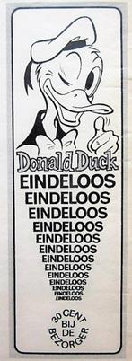 9 vintage reclames stripboeken kinderbladen 63-82 Donald, Overige typen, Gebruikt, Ophalen