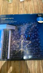 Lumineo kerstster vlaggenstok verlichting met flash functie, Diversen, Kerst, Ophalen of Verzenden, Nieuw