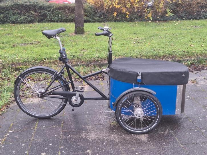 Nihola Family Bakfiets - 8 Versnellingen, Fietsen en Brommers, Fietsen | Bakfietsen, Gebruikt, Overige merken, 2 kinderen, Huif