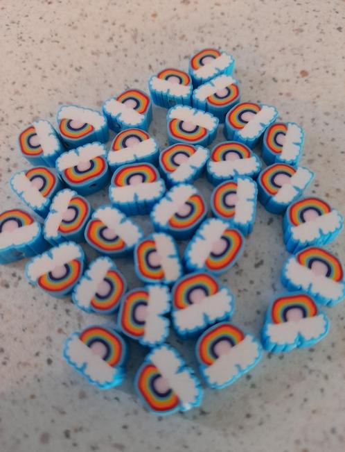Polymeer regenboog kralen "nieuw", Hobby en Vrije tijd, Kralen en Sieraden maken, Nieuw, Kraal, Ophalen of Verzenden