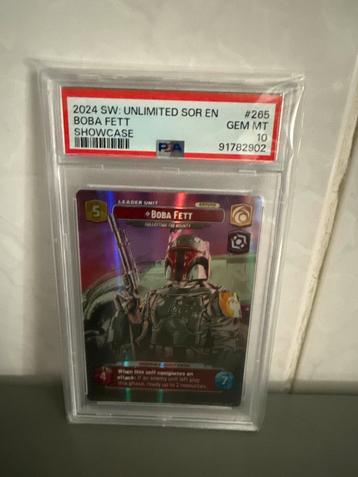 Boba Fett Showcase PSA 10 - Zeldzaam! beschikbaar voor biedingen