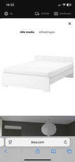 Bedframe Ikea, Ophalen, Wit, Tweepersoons, 140 cm