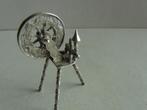 Miniatuur zilver Ej61 spinnenwiel zilveren miniaturen, Verzenden, Zilver