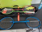 Zo goed als nieuw badminton set+ 2 extra rackets, Ophalen of Verzenden, Zo goed als nieuw