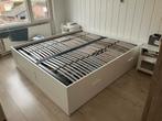 Brimnes bed 180x200 + 2 Bossflex lattenbodems, Huis en Inrichting, Slaapkamer | Bedden, Ophalen, Wit, Tweepersoons, Zo goed als nieuw