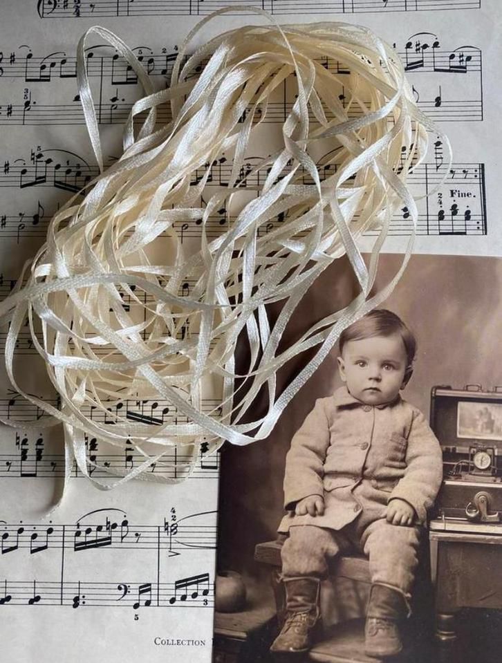 Lint/baby lint 8m, Hobby en Vrije tijd, Naaien en Fournituren, Nieuw, Lint, Band of Elastiek, Ophalen of Verzenden