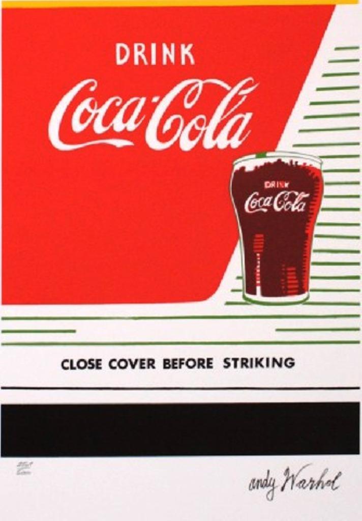 Andy Warhol (1928) Grano Lithografie " Coca Cola" Ges Gen, Antiek en Kunst, Kunst | Litho's en Zeefdrukken, Ophalen of Verzenden