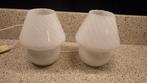 twee prachtige Murano Mushroom tafellampen ('70), Huis en Inrichting, Lampen | Tafellampen, Ophalen of Verzenden, Gebruikt, Glas