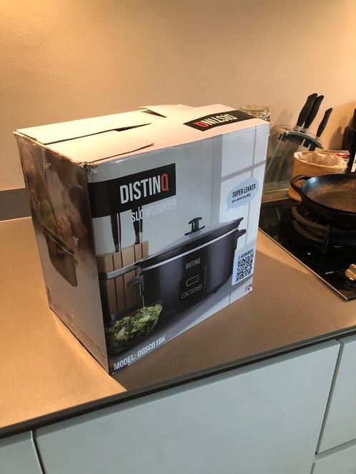 Slowcooker Distinq model DQSCO 1BK, Witgoed en Apparatuur, Slowcookers, Zo goed als nieuw, Ophalen