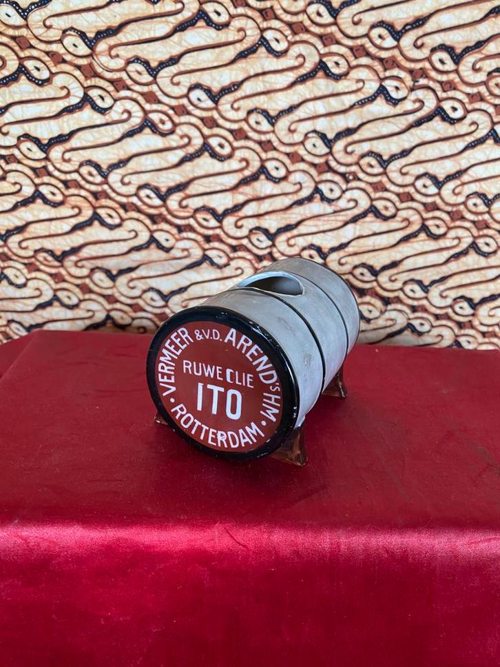 ANTIEK “OLIEVAT”  PENNENBAKJE VERMEER & vd AREND’s HM., Antiek en Kunst, Antiek | Keramiek en Aardewerk, Ophalen of Verzenden