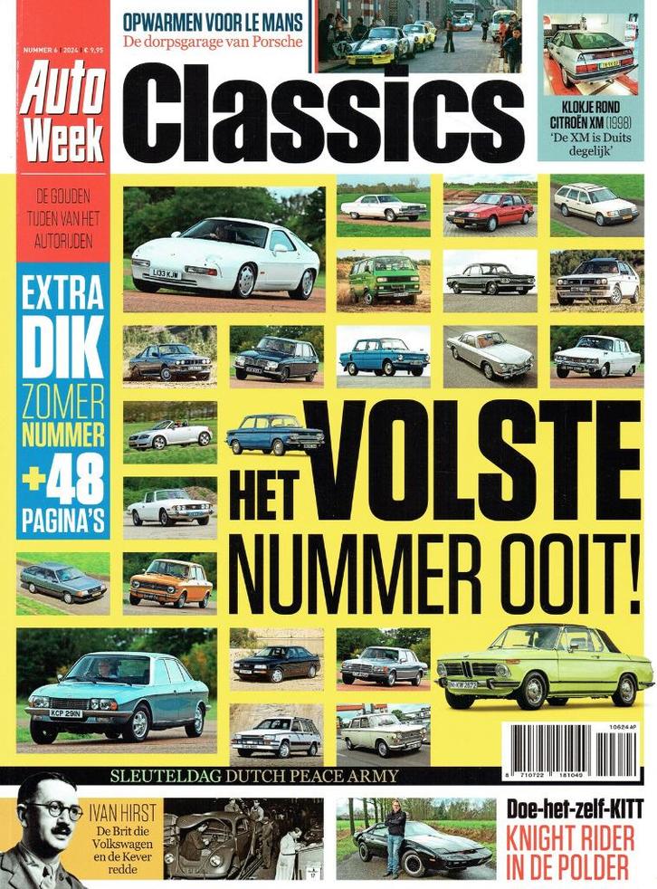 Autoweek Classics 2024 nr. 6 (oa Audi 100 & Mercedes 230 TE), Boeken, Auto's | Folders en Tijdschriften, Gelezen, Algemeen, Verzenden