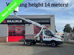 Iveco Daily 35S14 Werkhoogte 14 mtr, 221 draaiuren 18.215 km, Auto's, Gebruikt, Euro 6, Iveco, 3184 kg