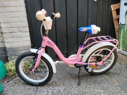 S'cool meisjesfiets 16 inch, Fietsen en Brommers, Fietsen | Kinderfietsjes, Zo goed als nieuw, 16 tot 20 inch, Ophalen of Verzenden
