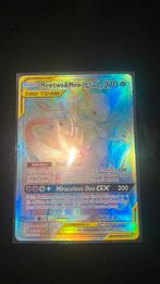 Mewtwo & Mew GX TAG TEAM 270hp RAINBOW RARE, Ophalen of Verzenden, Zo goed als nieuw