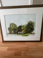 Aquarel 85x70, Ophalen of Verzenden