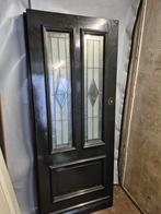 83x201,5cm Voordeur buitendeur incl glas in lood thermop JH5, Ophalen, 80 tot 100 cm, ., Glas