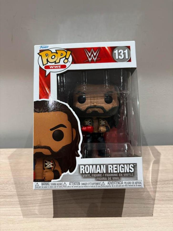 Roman Reigns #131 Funko Pop! WWE, Verzamelen, Poppetjes en Figuurtjes, Zo goed als nieuw, Ophalen of Verzenden