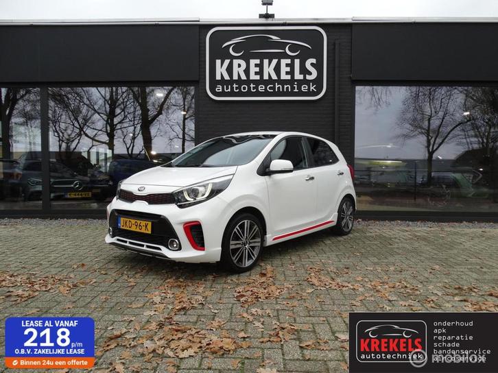 Kia Picanto 1.0 CVVT GT-Line | Carplay | Camera, Auto's, Kia, Bedrijf, Te koop, Picanto, ABS, Achteruitrijcamera, Airbags, Airconditioning