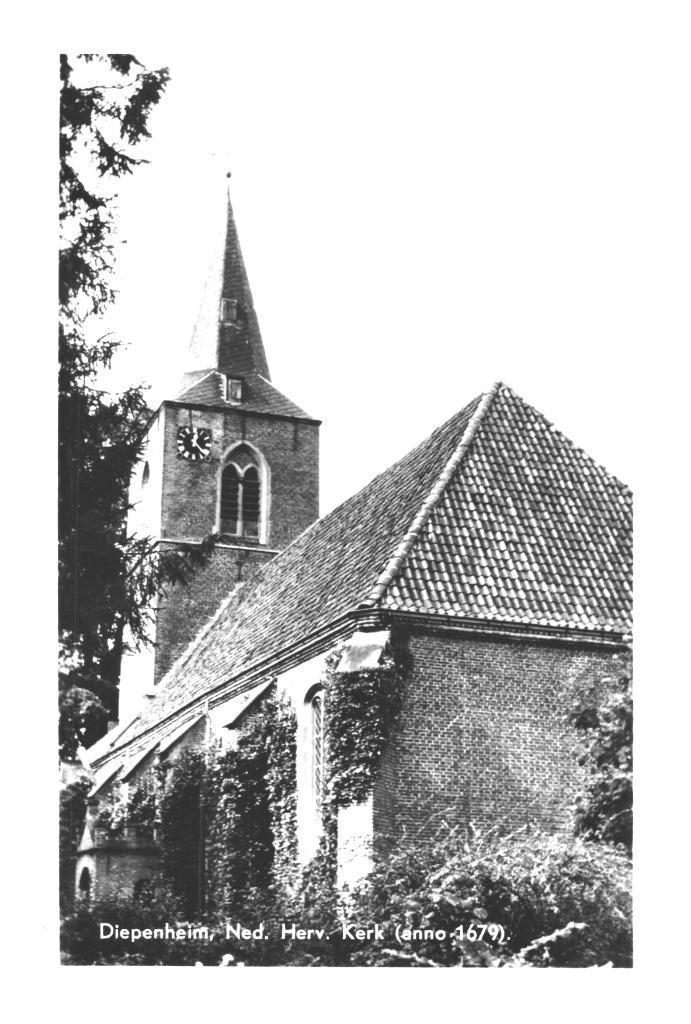 979493	Diepenheim	Ov 1956 Herv Kerk	Leuke oude kaart  onbesc, Verzamelen, Ansichtkaarten | Nederland, Ongelopen, Overijssel, Ophalen of Verzenden