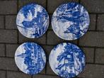delfs blauwe borden 4 seizoenen, Antiek en Kunst, Antiek | Wandborden en Tegels, Ophalen