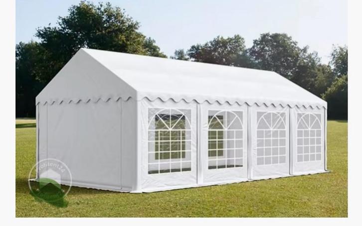 Partytent 8x4 meter te huur, Tuin en Terras, Partytenten, Nieuw, Partytent, 2 meter of meer, 8 meter of meer, 4 tot 6 meter, Ophalen of Verzenden