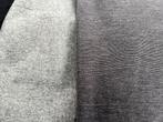 2 lapjes stof voor rokken grijs, 120 cm of meer, Ophalen of Verzenden, Zo goed als nieuw, Katoen