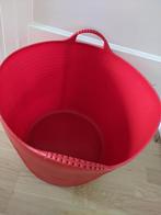 Emmer rood met handgrepen, Huis en Inrichting, Emmers, Ophalen, Gebruikt, Kunststof