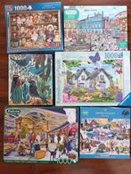 6 puzzels 1000 stukjes (Almere), Hobby en Vrije tijd, Ophalen of Verzenden, Zo goed als nieuw