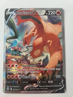 Pokemonkaart Charizard V, Ophalen of Verzenden, Zo goed als nieuw, Losse kaart, Foil