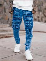 Heren Jeans slim fit Mt 33/L  nieuw, incl. Nieuw sweatshirt, Ophalen of Verzenden, Nieuw, Blauw, W33 - W34 (confectie 48/50)
