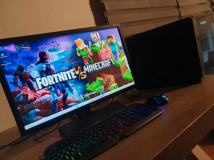 Ryzen 5 2600/GTX 1650 4Gb/144Hz/1Ms/27inch/SSD/HDD/Fortnite, Computers en Software, Desktop Pc's, Zo goed als nieuw, 4 Ghz of meer