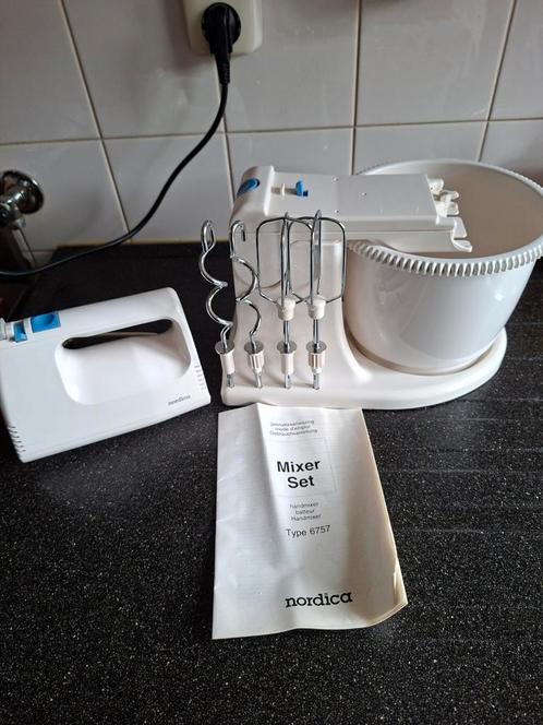 Nordica Mixer Set - Type 6757, Witgoed en Apparatuur, Keukenmixers, Gebruikt, 2 tot 3 liter, 3 snelheden of meer, Ophalen