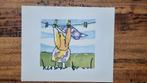 herman brood print wasvrouw, Antiek en Kunst, Kunst | Litho's en Zeefdrukken, Ophalen of Verzenden