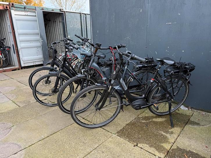 4x PARTIJ ELEKTRISCHE FIETSEN GAZELLE AMSLOD BOSCH BAFANG, Fietsen en Brommers, Elektrische fietsen, Gebruikt, Gazelle, 51 tot 55 cm