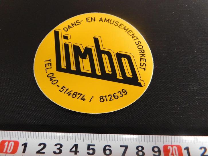 stickers EHV LIMBO dans- en amusementsorkest Strijp Tongelre, Verzamelen, Stickers, Zo goed als nieuw, Ophalen