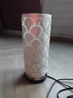 Capiz schelpenlamp staand 30 cm natural wit cilinder, Ophalen of Verzenden, Zo goed als nieuw, Minder dan 50 cm