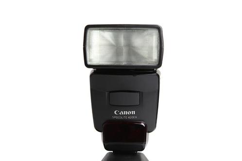 Canon Speedlite 420 EX flitser met 12 maanden garantie, Audio, Tv en Foto, Fotografie | Flitsers, Zo goed als nieuw, Canon, Kantelbaar