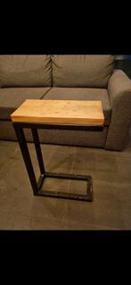 Side table - bijzettafel - laptop tafel, Ophalen, Gebruikt, 25 tot 50 cm, Rechthoekig