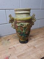 Oude Aardewerk Vaas, Huis en Inrichting, Woonaccessoires | Vazen, Gebruikt, Overige kleuren, Aardewerk of Porselein, Ophalen of Verzenden